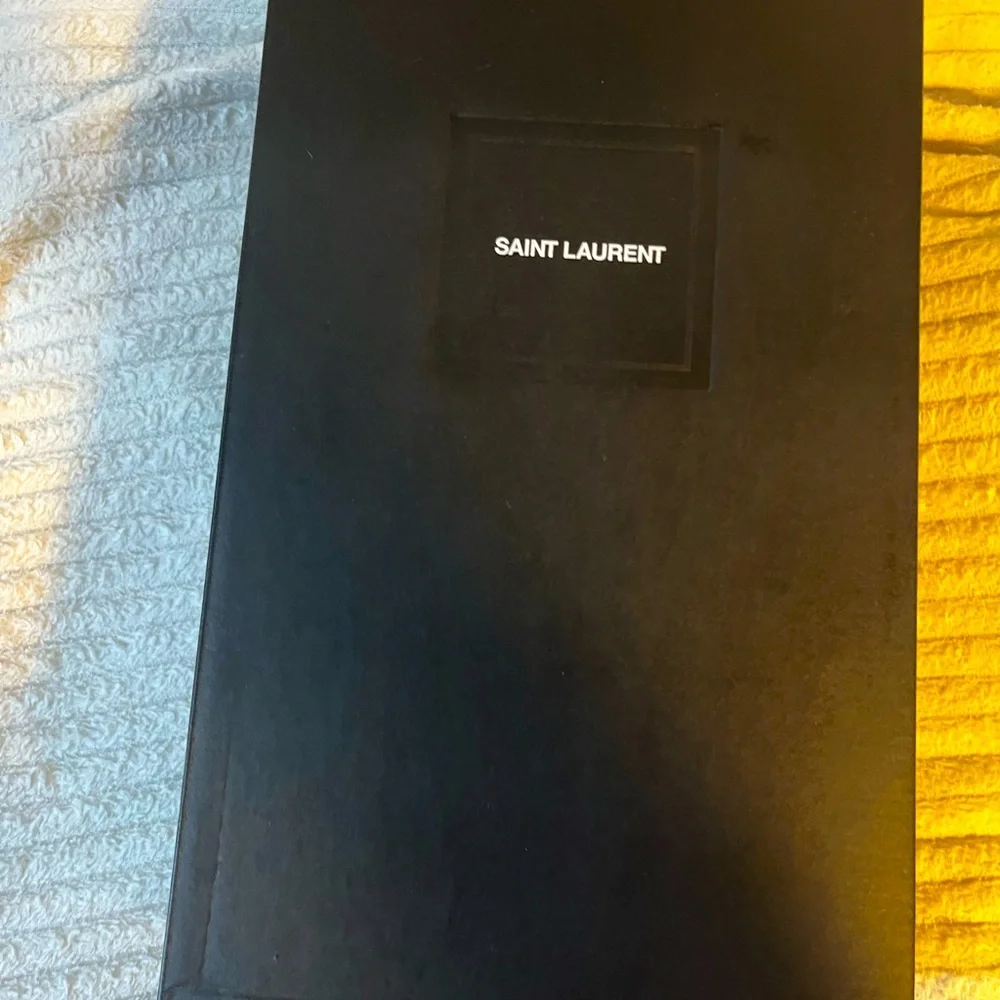 saint Laurent black leather sneakers - Picture 1 of 2